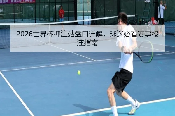 2026世界杯押注站盘口详解，球迷必看赛事投注指南
