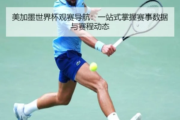 美加墨世界杯观赛导航：一站式掌握赛事数据与赛程动态